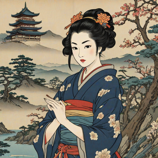 ukiyo e wallpaper