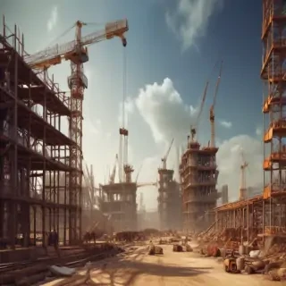 construction site background