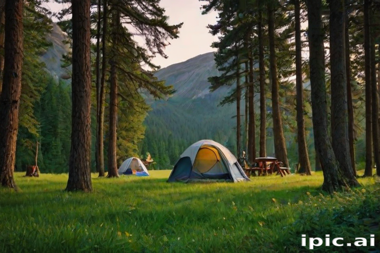 camping background pic
