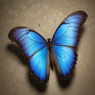 blue morpho butterfly
