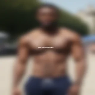 shirtless black men