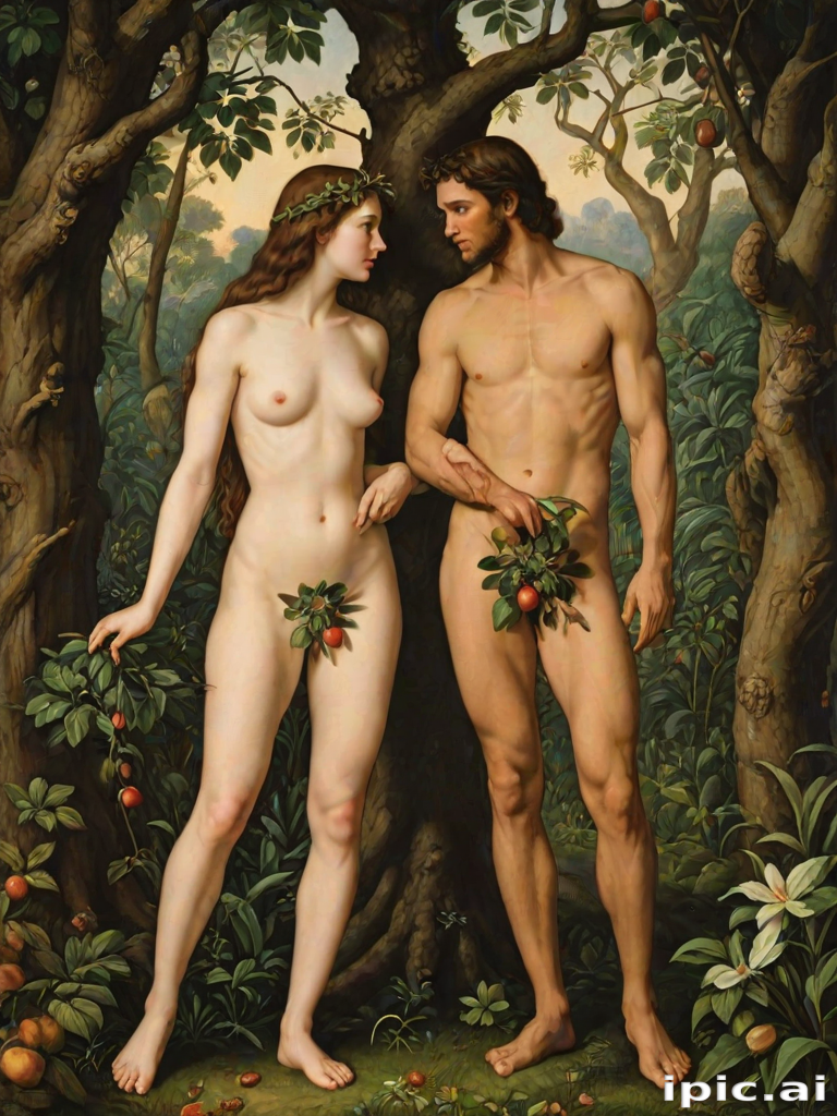 pictures of adam and eve