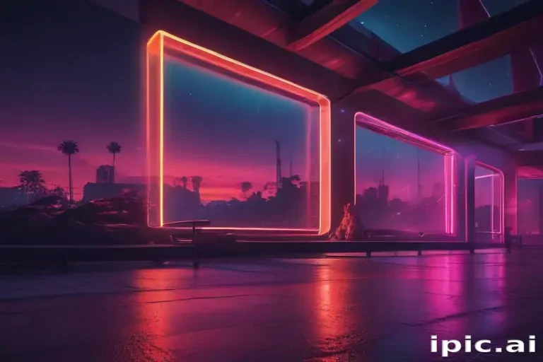 neon color background