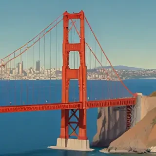 clipart golden gate bridge