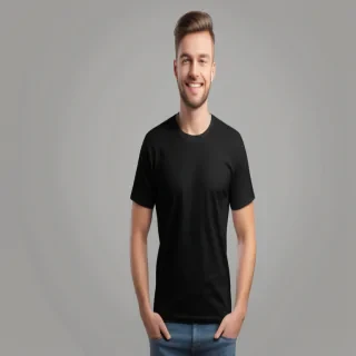 high resolution black t shirt template