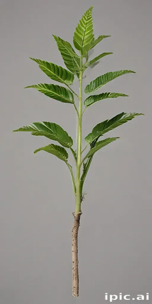 plant no background