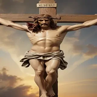 a picture of jesus on the cross
