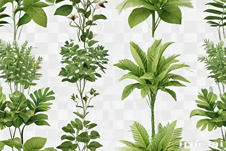 plants transparent background
