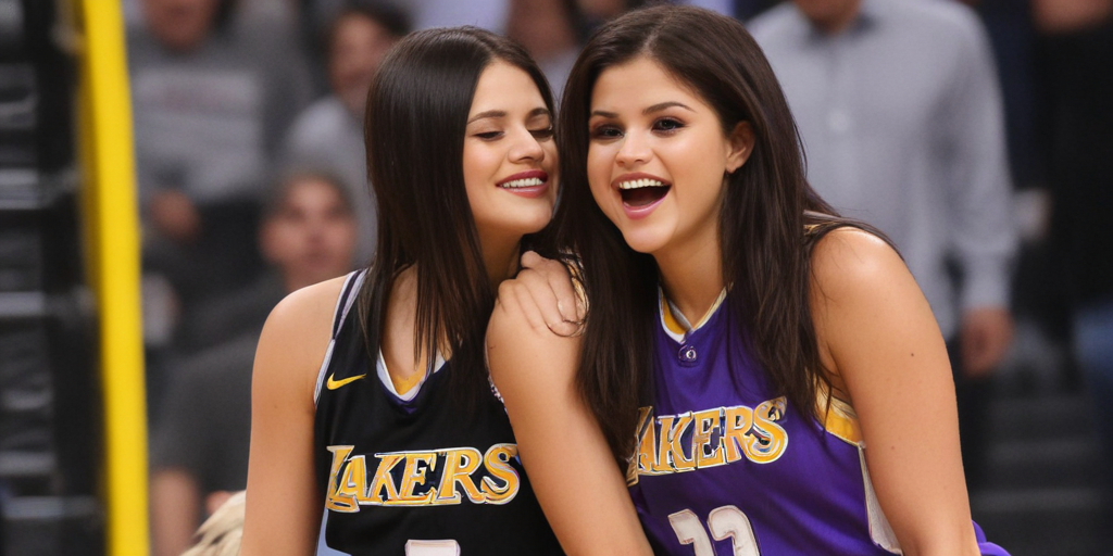 selena gomez lakers
