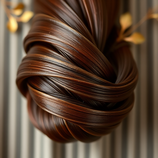 Glossy chestnut brown French twist with delicate golden leaf accents, the "Gilded Forest" style epitomizes timeless elegance and natural grace