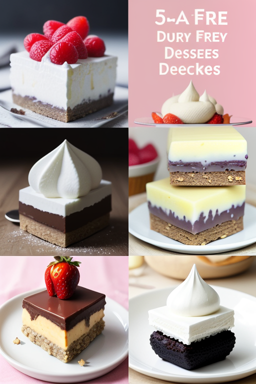 sugar free dairy free desserts
