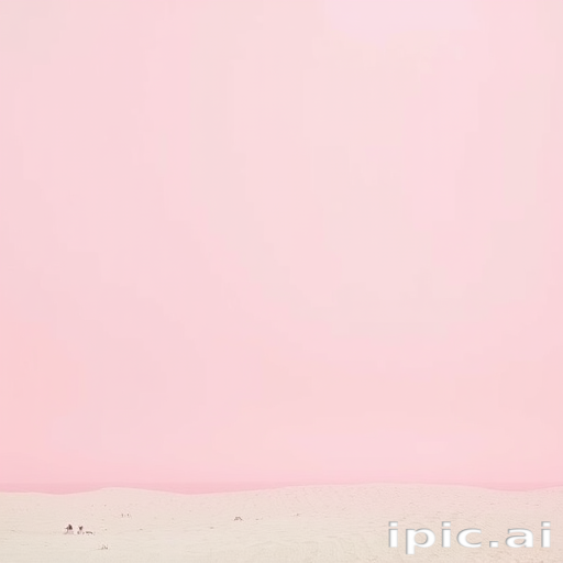 pastel pink beach wallpaper