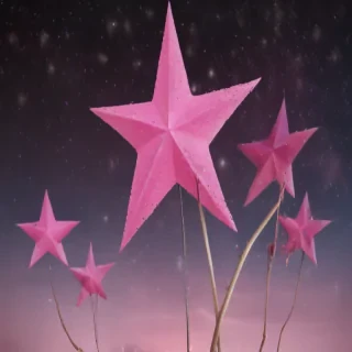 pink stars png
