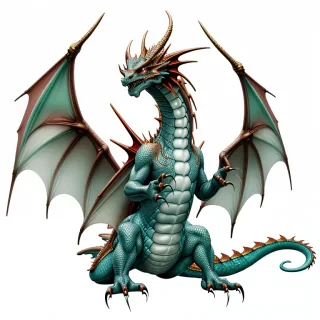 transparent dragon