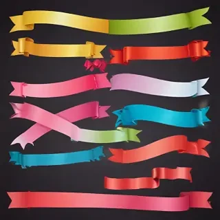 ribbon banners