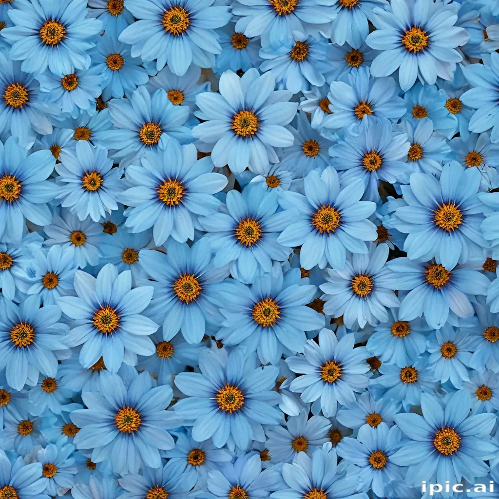 blue flower background