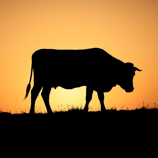 cow silhouette