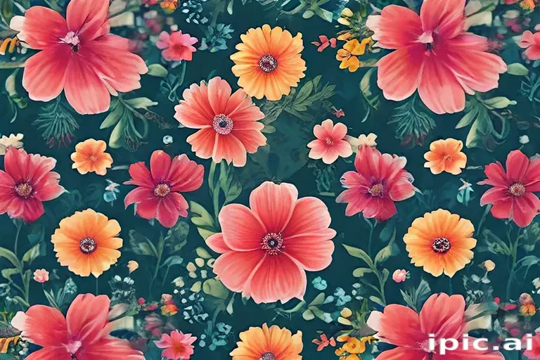 floral computer background