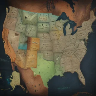 map of the usa states