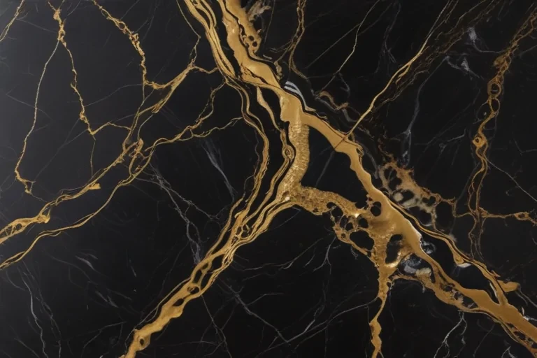 black and gold marble