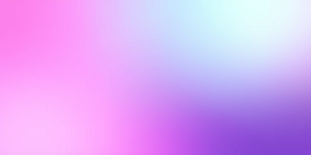 Create an abstract gradient background with smooth transitions between pink, blue, and purple hues, using a Canon EOS R5 with a 50mm f/1.2 lens at ISO 100, aperture f/2.8, and a shutter speed of 1/125s, in a soft focus style.
