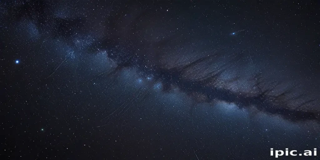 Stunning View of the Night Sky Filled with Stars and Galaxies
