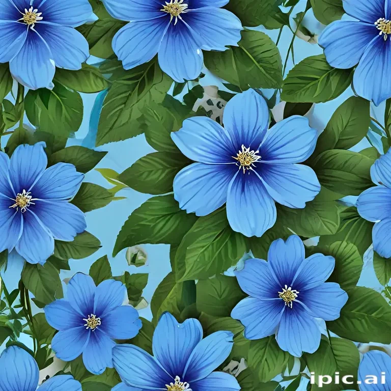 background blue flower
