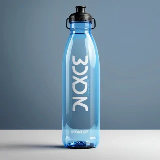 water bottle mockup