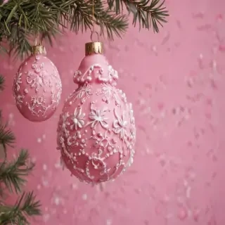 cute pink christmas wallpaper