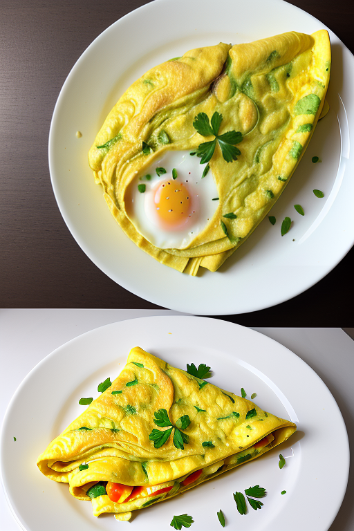 nutrition in 3 egg omelette