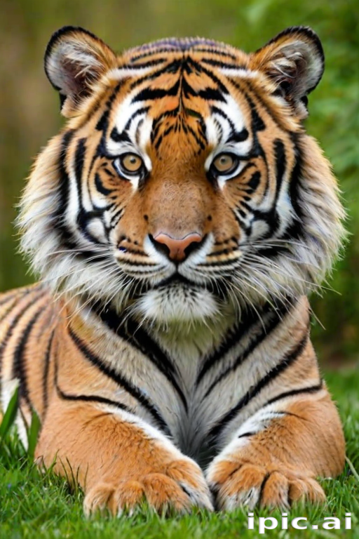 tiger clipart black and white