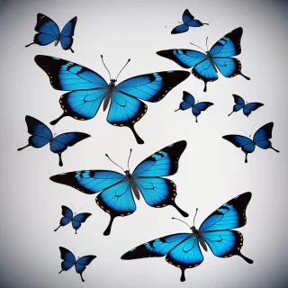 blue butterfly png