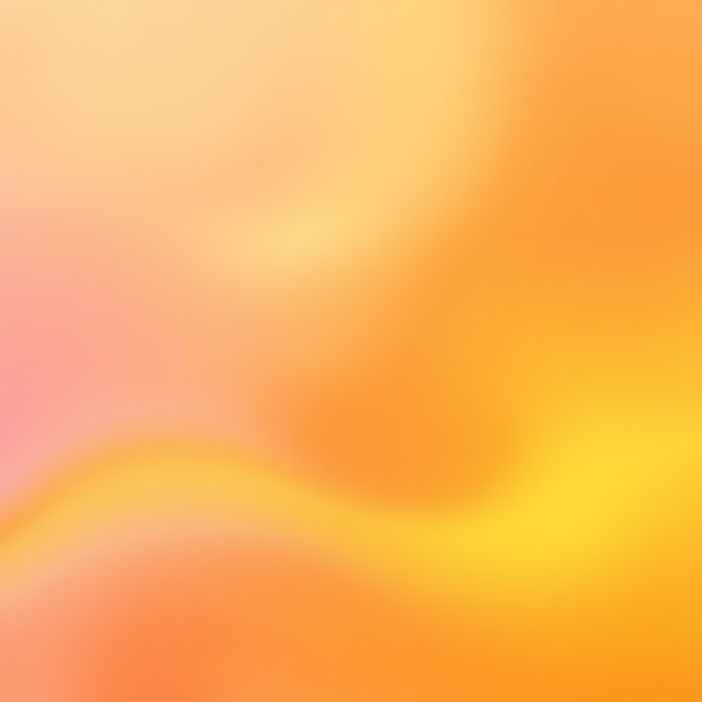create an abstract background with soft gradients of yellow and orange, featuring smooth transitions and a warm, glowing effect