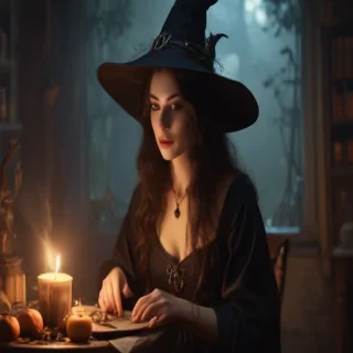 vintage witch pictures