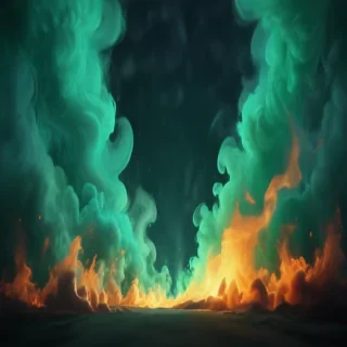 blue green background