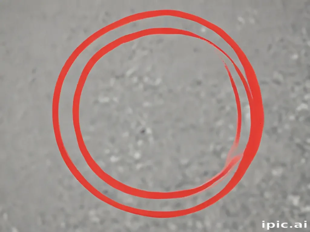 red circle