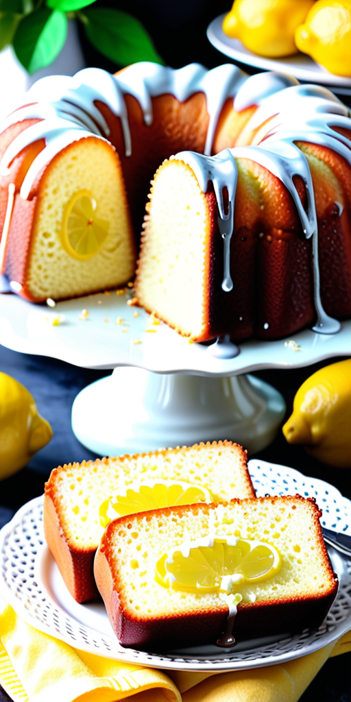 lemon cream cheese pound cake recipe