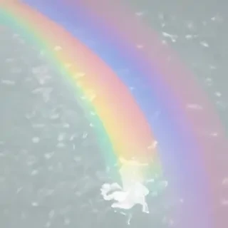 pastel rainbow