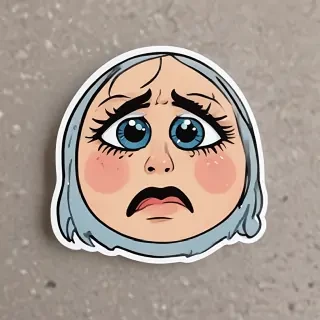 crying sticker
