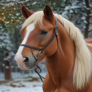merry christmas horse images
