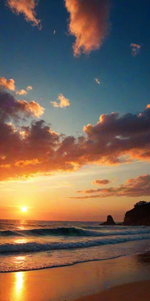 sunset wallpaper beach