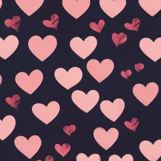 aesthetic hearts wallpaper