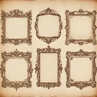 vintage frames png