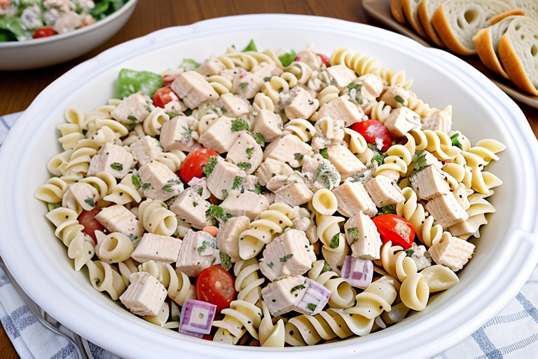 chicken salad chick pasta salad