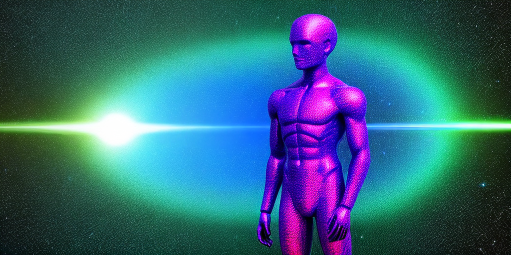 cosmic human figure