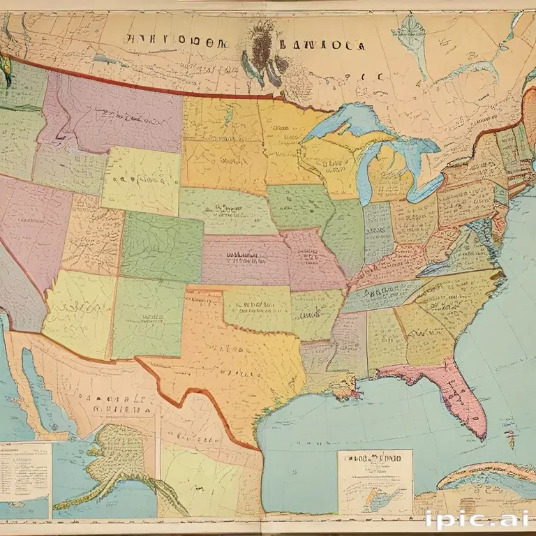 map of the united states of america