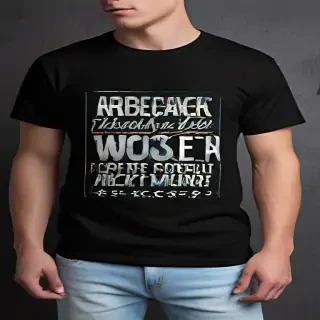black tee shirt mockup