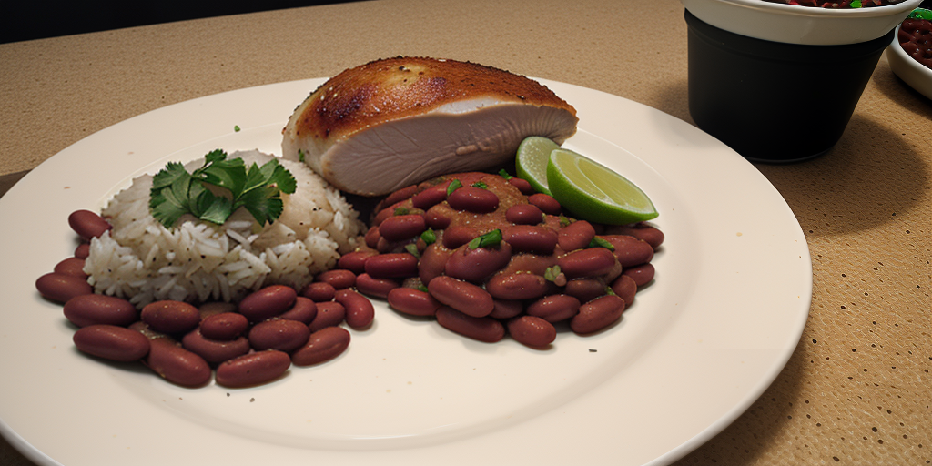 red beans rice and chicken