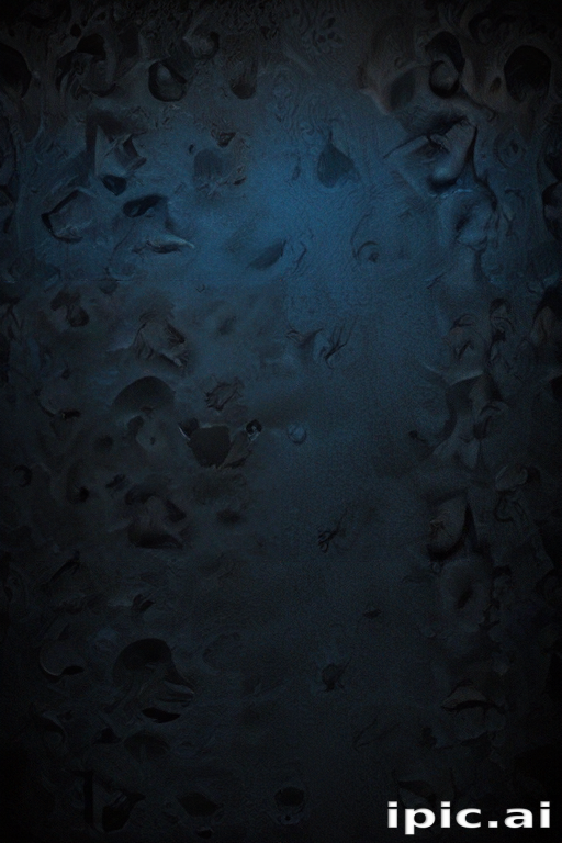 Abstract Dark Texture Background with Subtle Blue Hues and Patterns