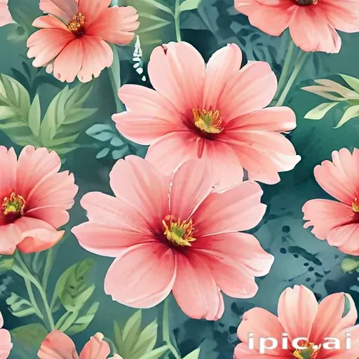 flower watercolor background